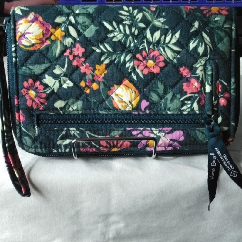 Vera Bradley Multicolor Floral Wristlet